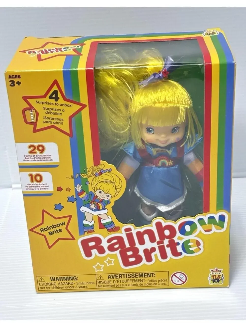 Rainbow Brite Surprise Unbox Figure Articulated Doll 4 Surprises TLS Toy NIB
